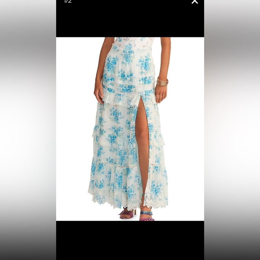 Loveshackfancy NEW Ariah Maxi Skirt size XS
